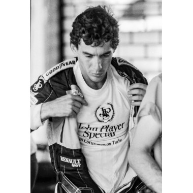 Quadriptyque Ayrton Senna préparation