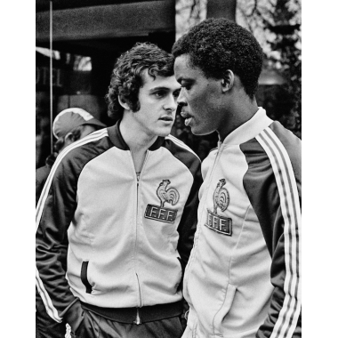 Michel Platini et Marius Tresor