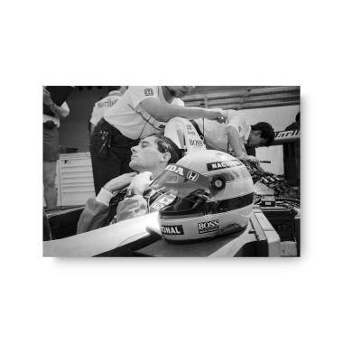 Ayrton Senna se concentre 1