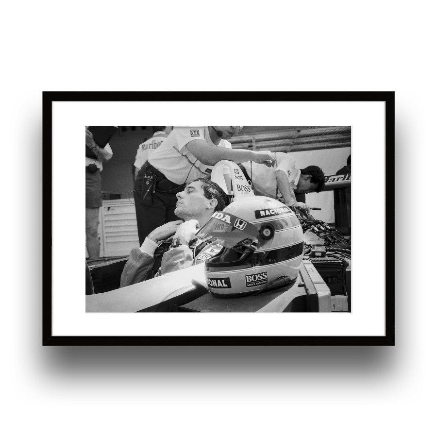 Ayrton Senna se concentre 1