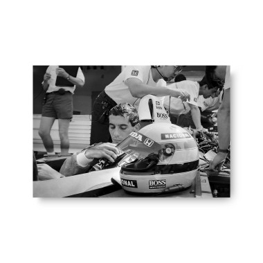 Ayrton Senna se concentre 2